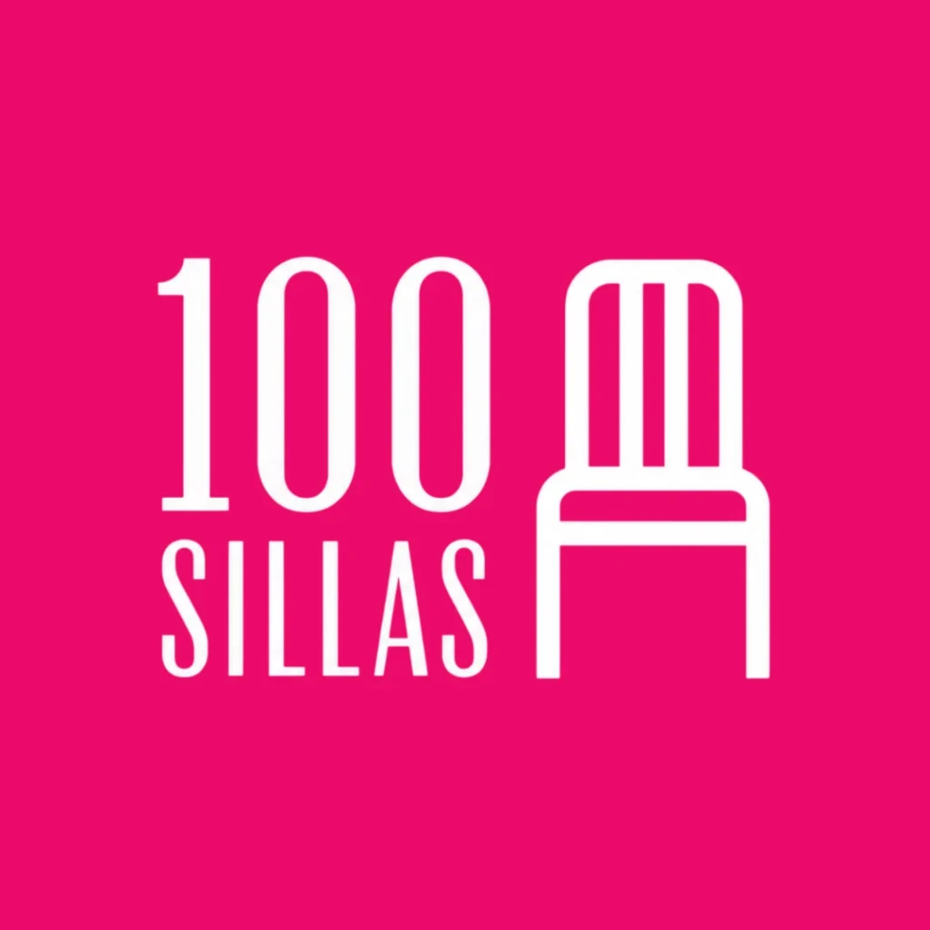 100 sillas logotipo