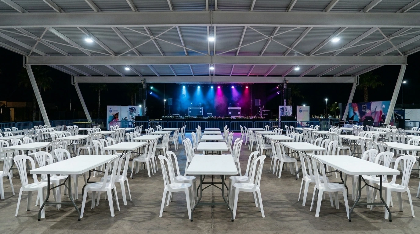 alquiler mobiliario evento publico sevilla