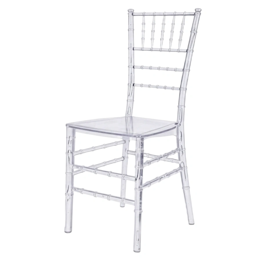 silla tiffany transparente